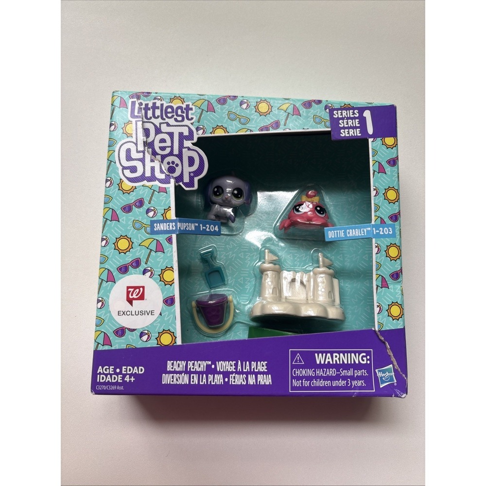 Hasbro Littlest Pet Shop Beachy Peachy‎ Series 1